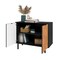 Manhattan Comfort Liam Accent Cabinet in Black and Wood AC-310AMC247 - alternate 2
